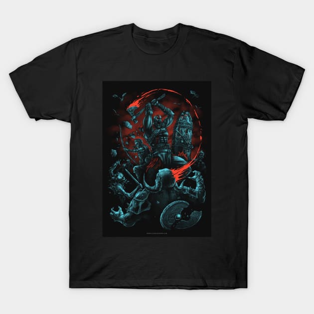 Furious Deity T-Shirt by Projectsilver